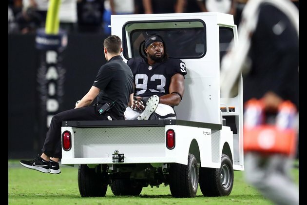 Report: Raiders DT Gerald McCoy (knee) out for season