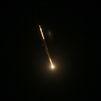 MIDEAST-NABLUS-MISSILE TRACES