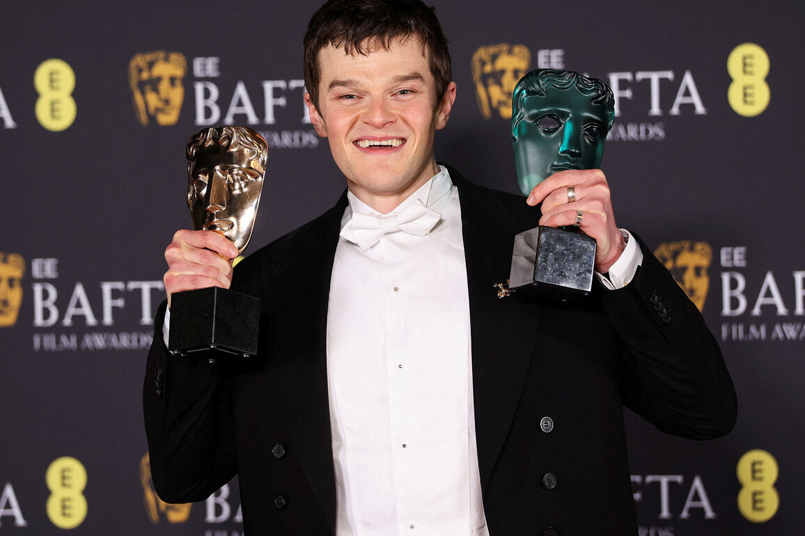 'I Swear' star Robert Aramayo shocked to win BAFTA Best Actor over Leonardo DiCaprio and Timothee Chalamet, says "can't believe I won"