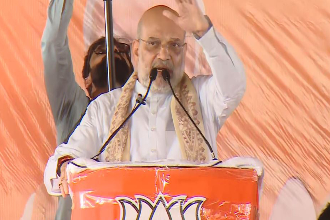 "Terrorists' bullets will be answered with shells made on Indian soil": Amit Shah in Katihar