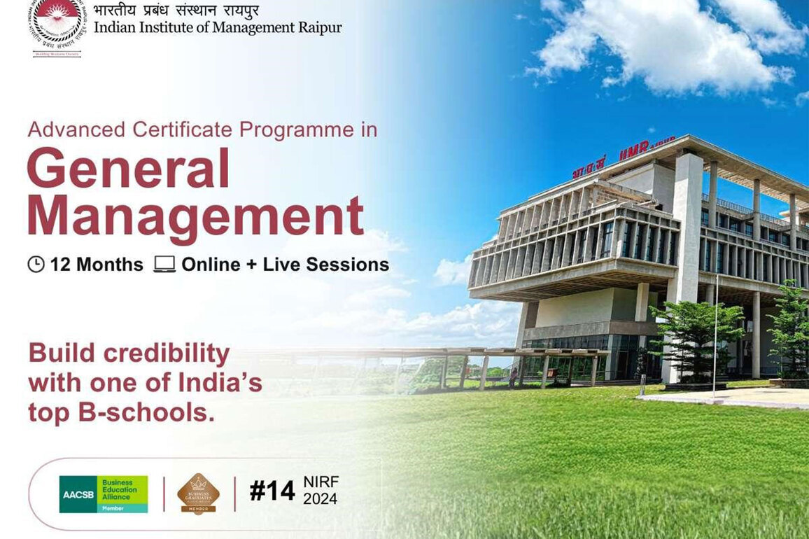 As AI Reshapes Indian Business, IIM Raipur Launches AI-integrated Advanced General Management Programme