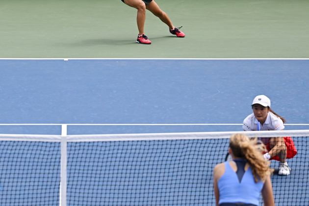 (SP)U.S.-NEW YORK-TENNIS-US OPEN-WOMEN'S DOUBLES-THIRD ROUND