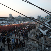 MIDEAST-GAZA CITY-RAMADAN-IFTAR