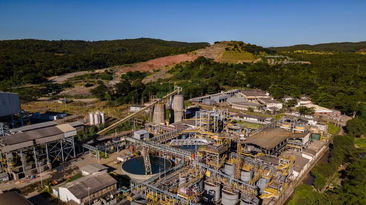 Complexo de ouro da Mineração Serra Grande Goiás AngloGold Ashanti