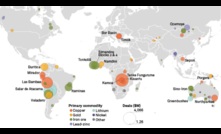  China’s overseas mining M&A deals from 1988-2020. Map: Elizabeth Thomas; S&P Global Market Intelligence