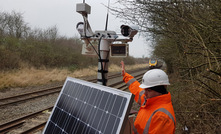  Socotec undertaking monitoring work on a railway line 