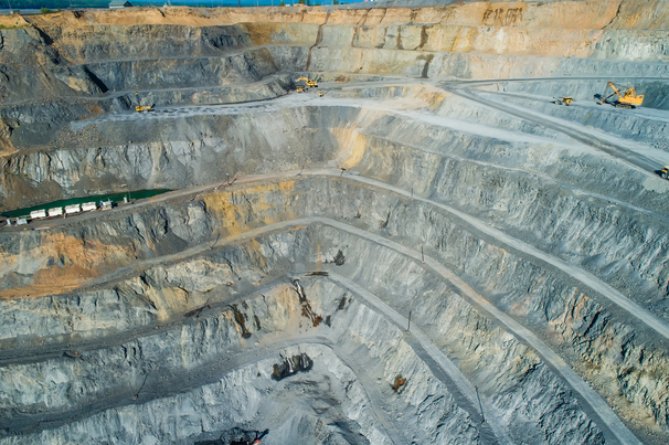 An open-pit mine in Siberia