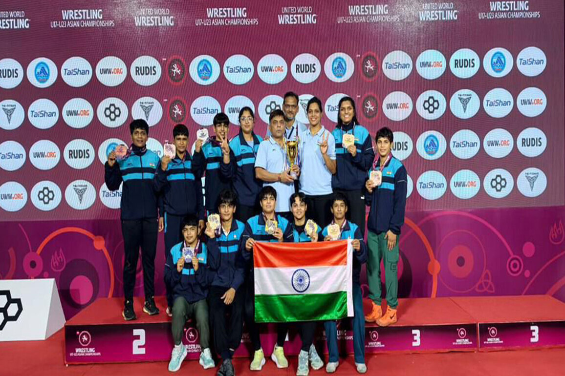 PM Modi hails India's wrestling stars "outstanding performance" in U23 Asian Championships