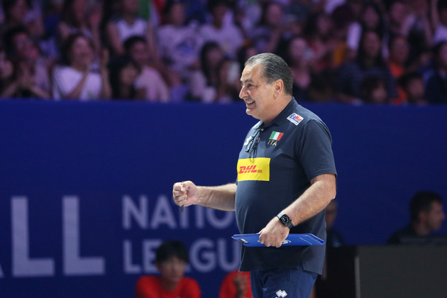 (SP)CHINA-NINGBO-VOLLEYBALL-VOLLEYBALL NATIONS LEAGUE-ITALY VS SLOVENIA (CN)