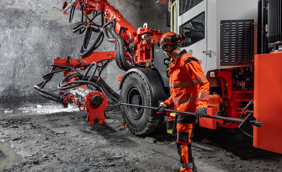 Sandvik's new pumpable resin system