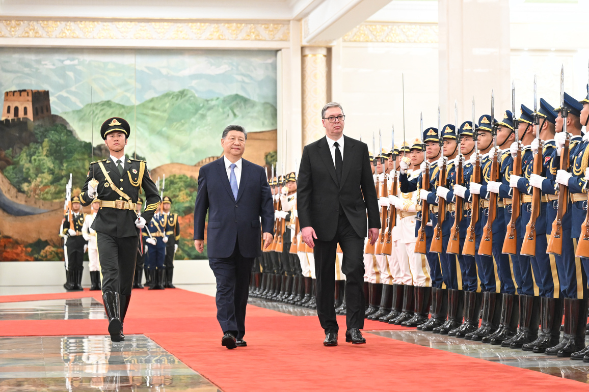 CHINA-BEIJING-XI JINPING-SERBIAN PRESIDENT-TALKS (CN)