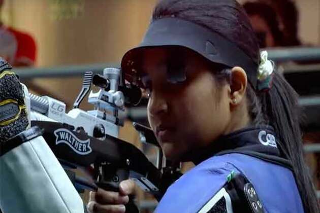 Arya fifth in women's air rifle, India remain second on medals tally