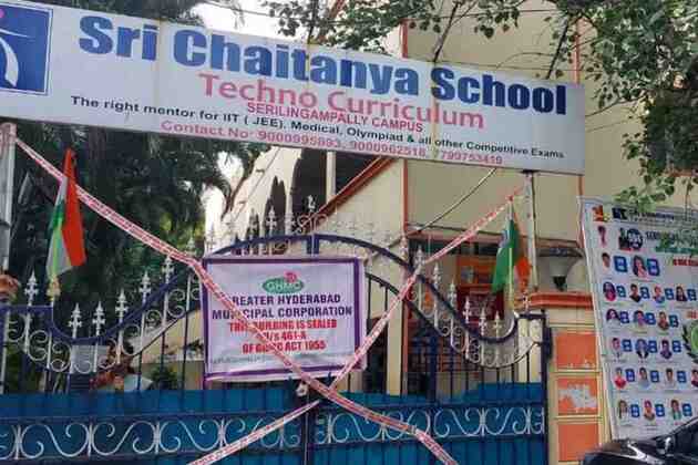 Hyderabad's Sri Chaitanya School closed over construction violations