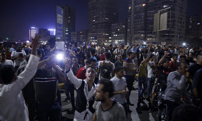 Anti-Sisi protests break out in Egypt Anti-Sisi protests break out in Egypt