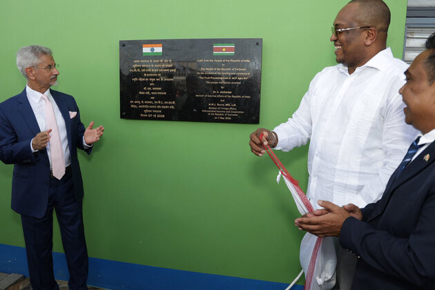 EAM Jaishankar hands over India-assisted passion fruit processing facility in Suriname