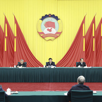 CHINA-BEIJING-WANG HUNING-CPPCC NATIONAL COMMITTEE-CHAIRPERSONS COUNCIL MEETING (CN)