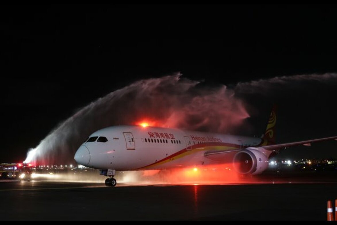 MEXICO-CHINA-DIRECT FLIGHT-LANDING