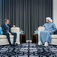 Abdullah bin Zayed receives IAEA Director General