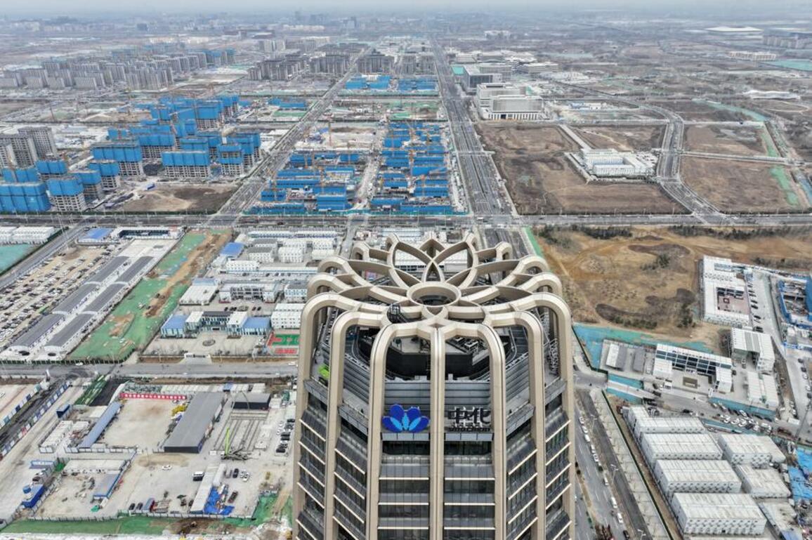In Pics: Architecture of China's "city of future" embodies new Chinese aesthetic