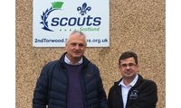 Norbord floors scouts with generous donation 