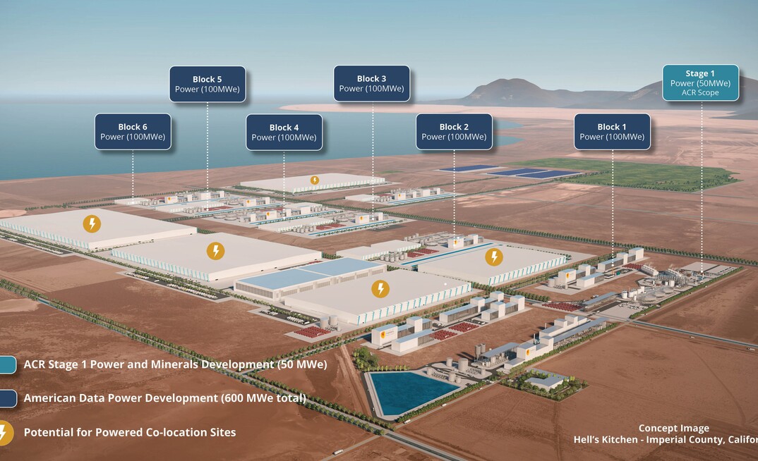 An artist’s impression of the proposed Hell’s Kitchen American Data Power site