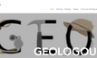  Página inicial do website Geologou