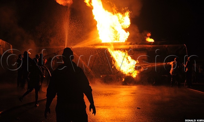 LDU shoots fuel tanker, it burns to ashes LDU shoots fuel tanker, it burns to ashes