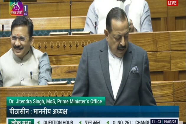 "Pride and Relief": Jitendra Singh in Lok Sabha on Sunita Williams' return