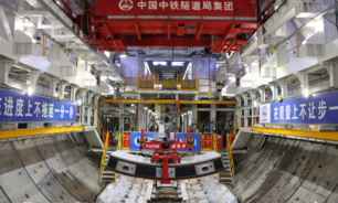 The world’s largest-diameter shaft boring machine, “CREC Qiming”, has rolled off the production line in Zhengzhou, China