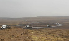  A stream of concentrate trucks from MMGs Las Bambas in Apurimac, Peru