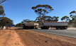  The first road train of caesium leaves Sinclair