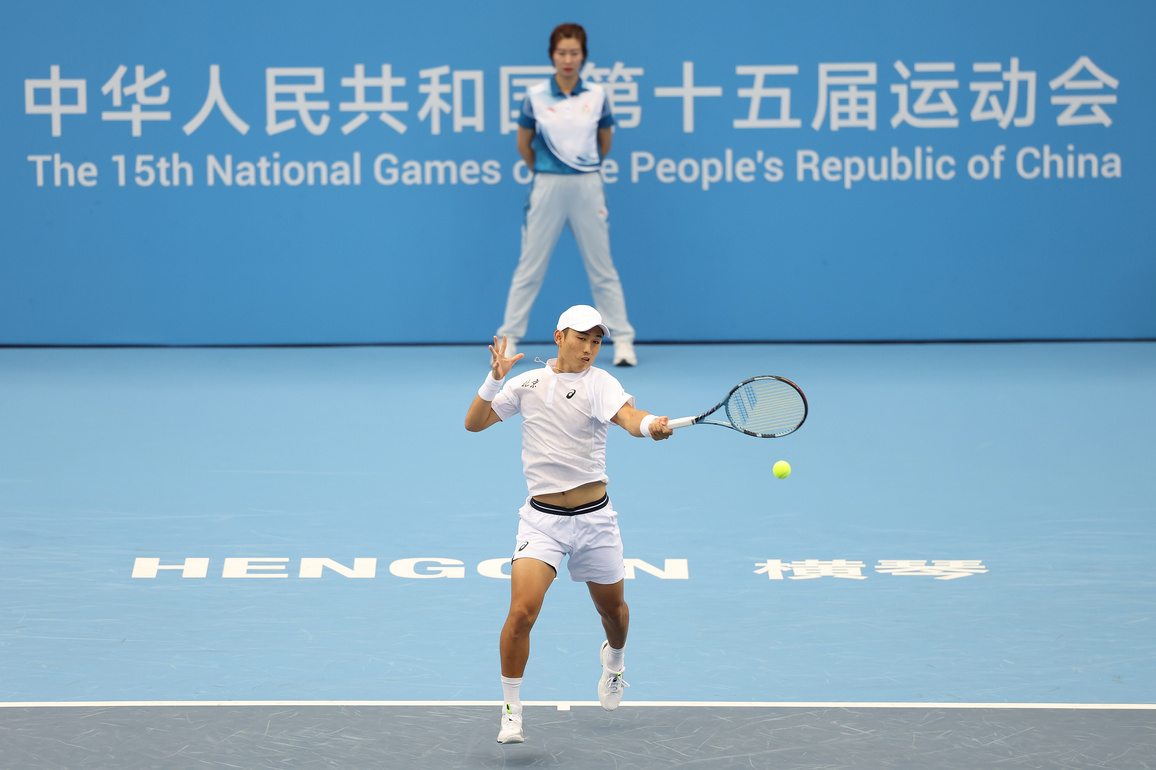 (SP)CHINA-15TH NATIONAL GAMES-TENNIS-JUNIOR-MEN'S TEAM-FINAL (CN)