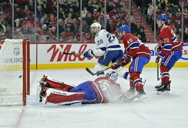 Lightning power past Canadiens for fourth straight win