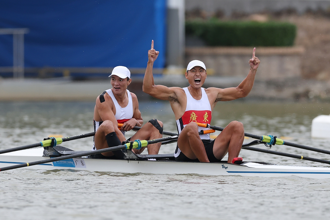 (SP)CHINA-15TH NATIONAL GAMES-ROWING-MEN'S DOUBLE SCULLS(CN)