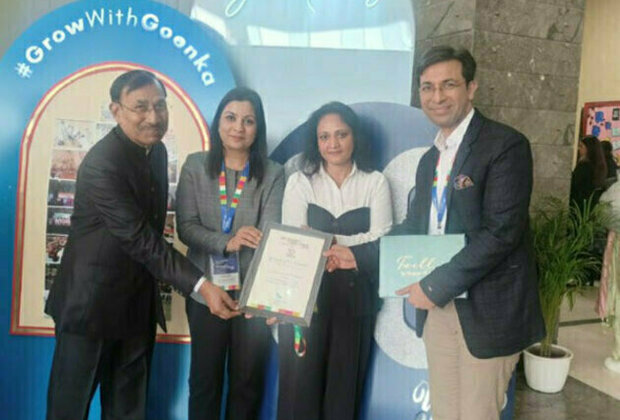 GD Goenka La Petite Rohini School Receives Gayatri Devi Goenka Excellence Award for 'Creative Thinkers' at GD Goenka Confluence 2024