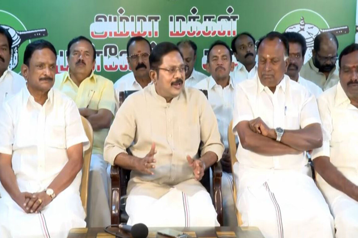 "Should not allow old issues to overshadow party's interests": TTV Dhinakaran as AMMK set to rejoin NDA ahead of TN Assembly polls