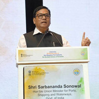 Union Minister Sarbananda Sonowal launches eight maritime projects as NMPA marks golden jubilee