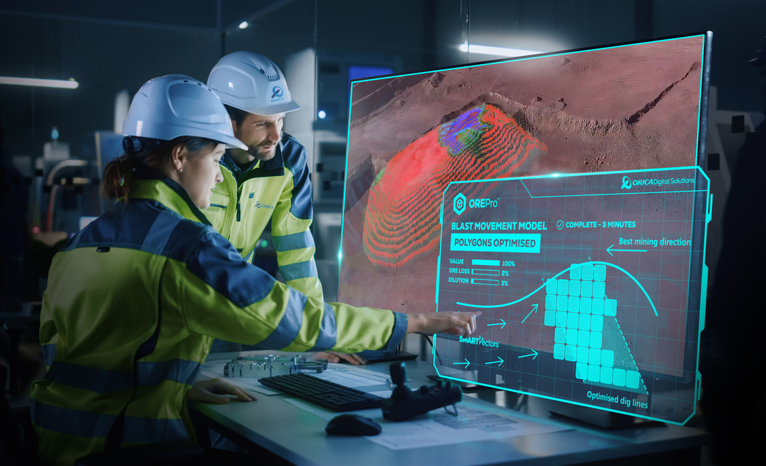 OREPro 3D Predict was used at the Tasiast gold mine to simulate minimal blast spillage to prevent unnecessary ramp cleanup