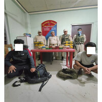 Manipur: Police arrest two for possession of brown sugar in Churachandpur