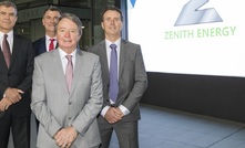 Zenith directors Doug Walker (front) and (rear left to right) Darren Smith, Gavin Great and Hamish Moffat