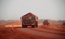 Bauxite haulage at Rio Tinto's existing operations at Weipa in Queensland. Amrun will replace East Weipa output