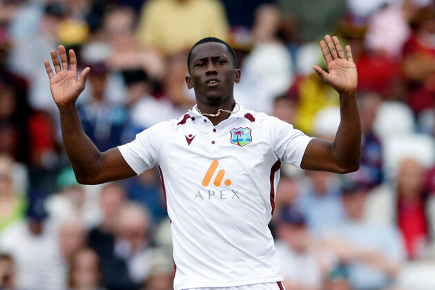 Shamar Joseph ruled out of India test series due to Injury; Johann Layne named replacement