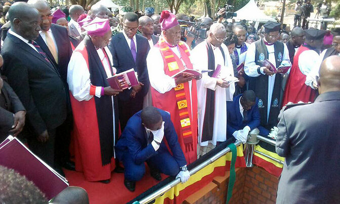 Nkoyoyo buried at Uganda Martyrs Museum Nkoyoyo buried at Uganda Martyrs Museum