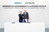 Daimler to form global JV with Geely Holding