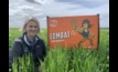 InterGrain Southern WA Territory Manager Georgia Trainor launches Combat at the SEPWA field day earlier this month. Image by InterGrain.