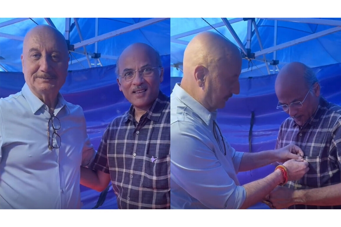 Anupam Kher sends warm birthday wishes to filmmaker Sooraj Barjatya, says "truly a national treasure"