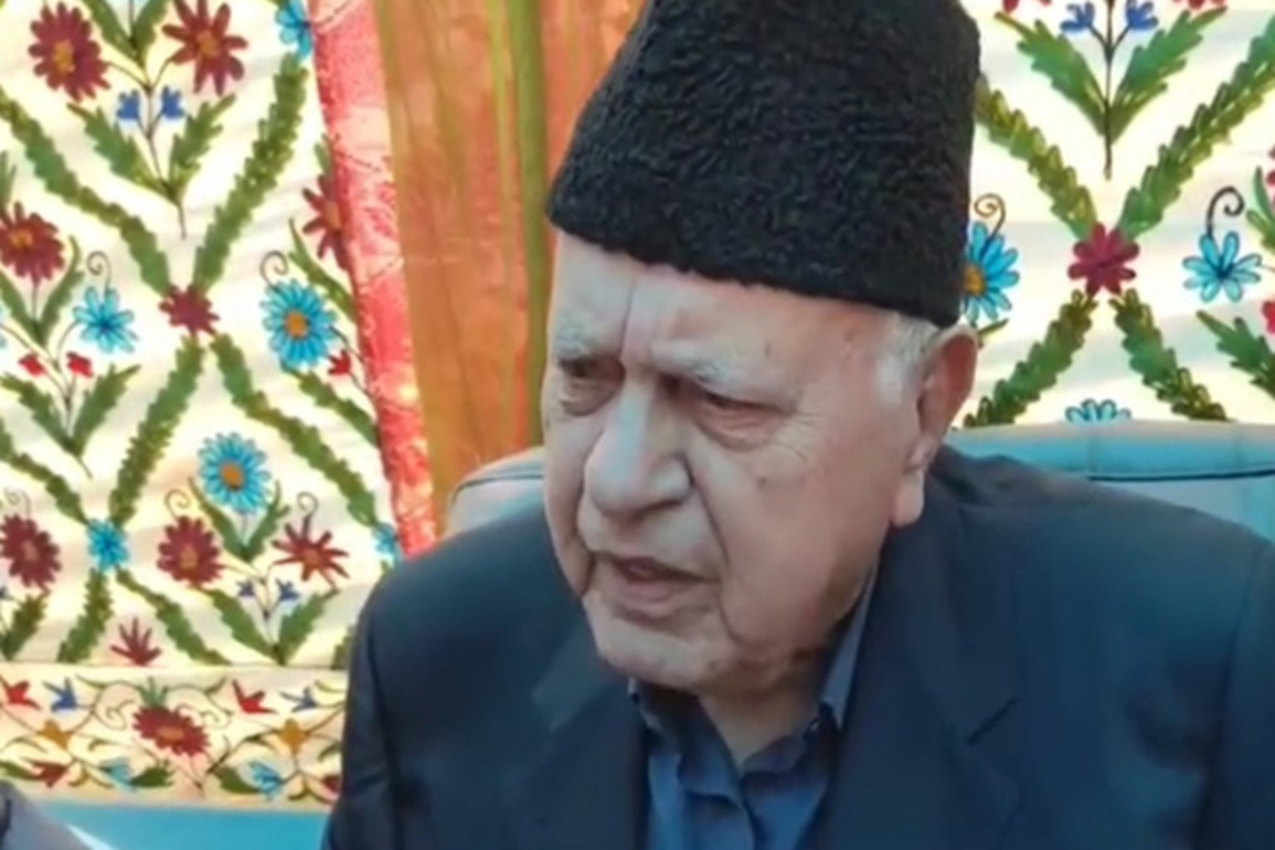 "They made a mistake": Farooq Abdullah on installation of stone plaque at Hazratbal Dargah