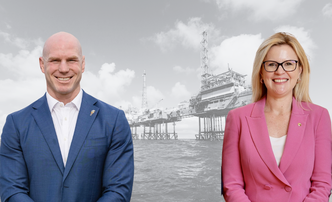 O&G clash: Pocock slams PRRT 'scam' as industry boss defends $22b tax windfall. Independent sentor David Pocock (left) AEP CEO Samantha McCullock (right).