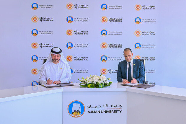 Ajman University, Ajman Bank sign agreement to establish Financial Markets Lab