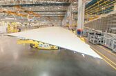 Airbus' first A350-1000 wing goes into production